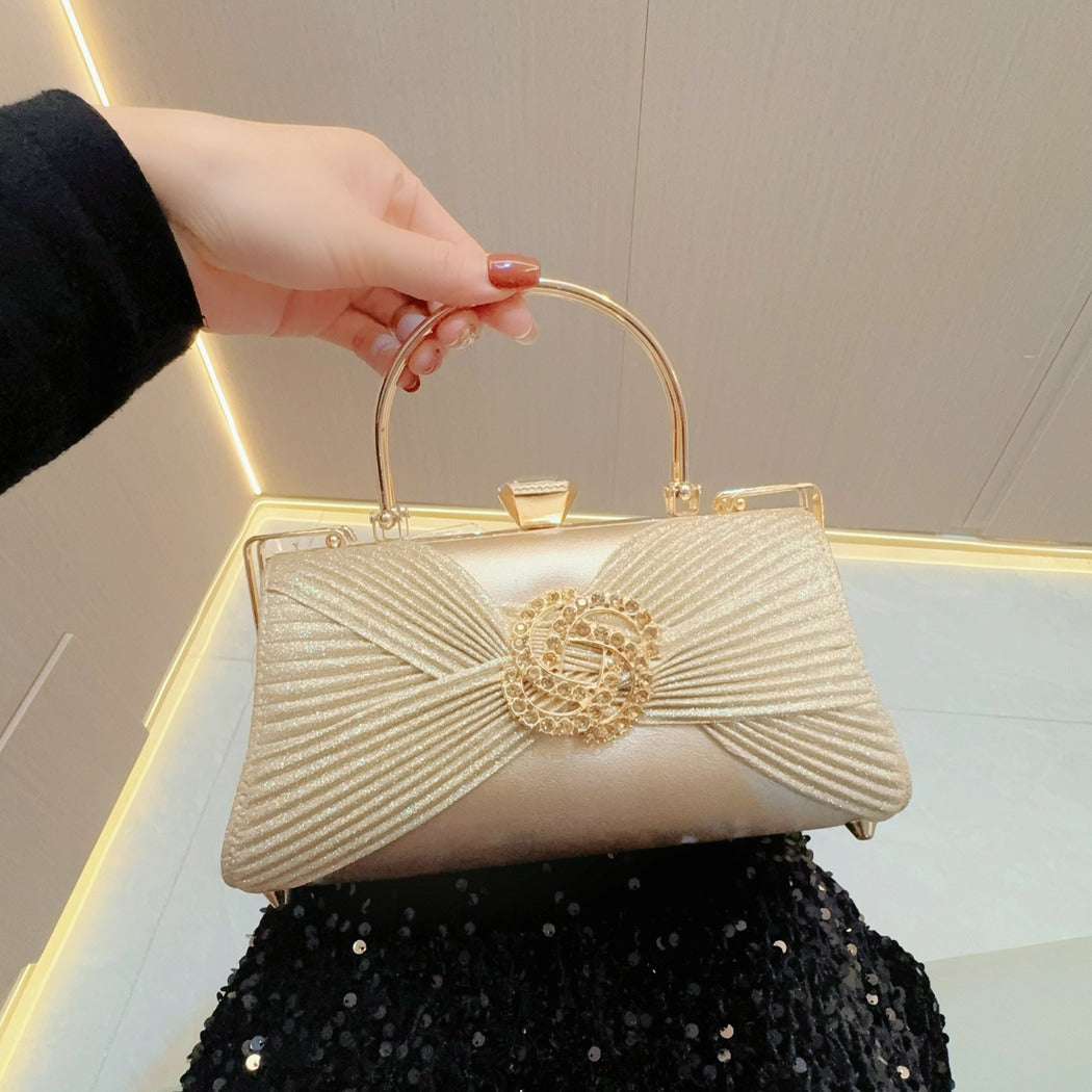 Women's Delicate Diamond Hand Party Banquet Dinner Evening Bags