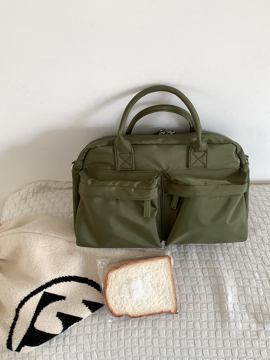 Women's Nylon Simple Large Capacity Commuter Crossbody Bags