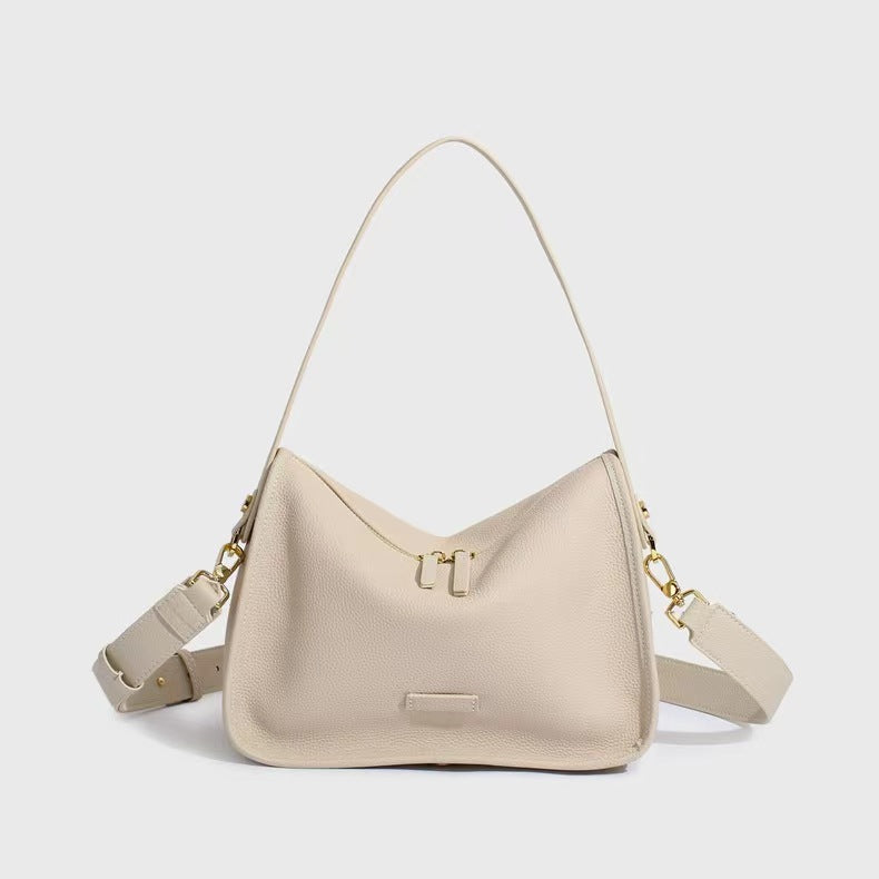 Women's First Layer Korean Niche Design Genuine Armpit Bags