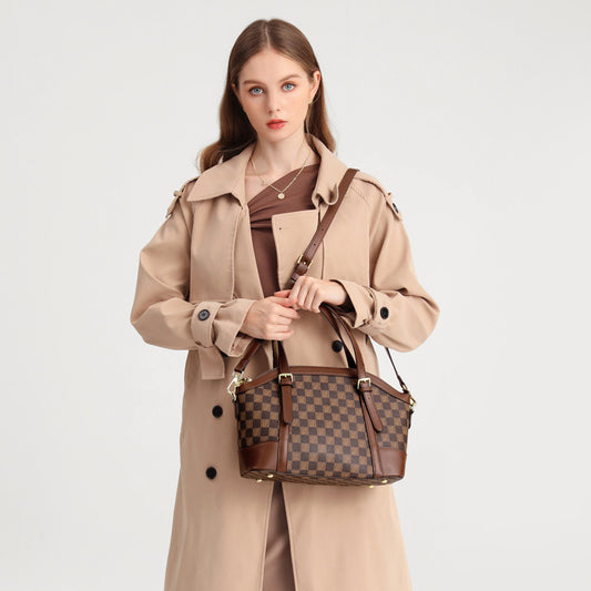 Women's Fashion Trendy Commuter Portable Large Capacity Totes Shoulder Bags