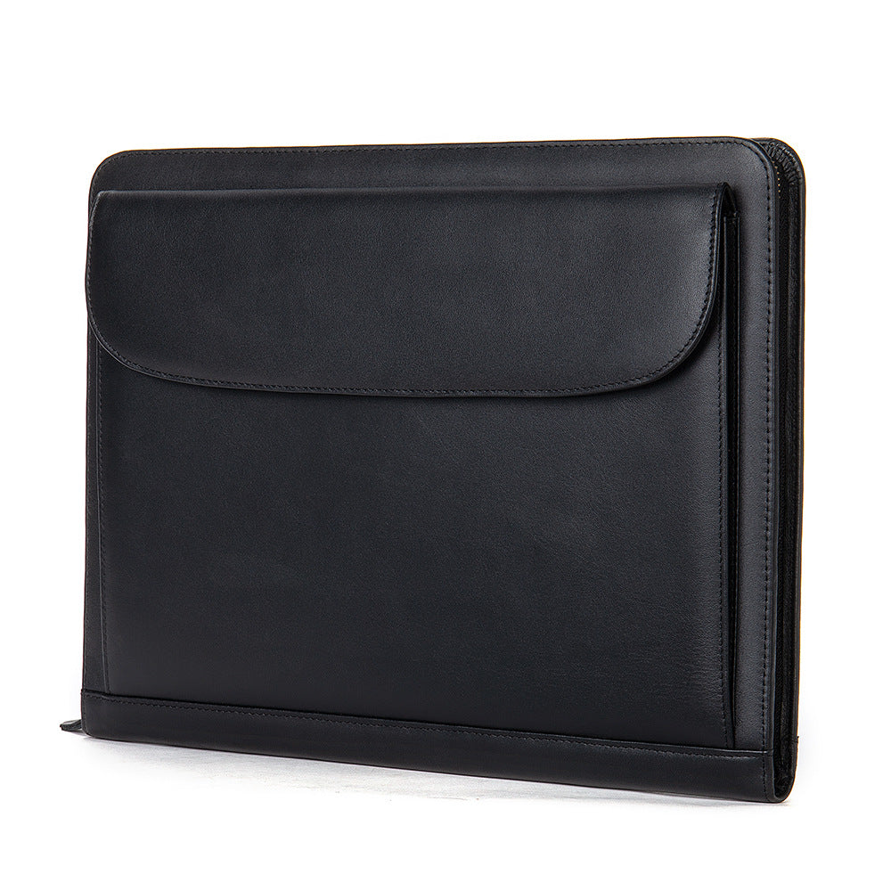 Men's First Layer Cowhide Business Large Capacity Men's Handbags