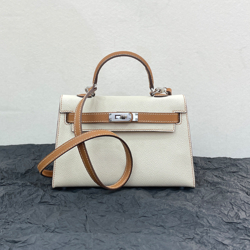 Women's Trendy Kelly Second Generation Genuine Leather Crossbody Bags