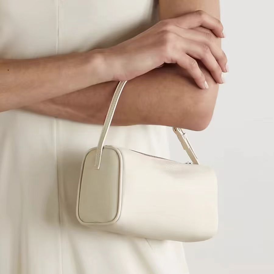 Design Genuine Leather Simple Suede Pen Bags