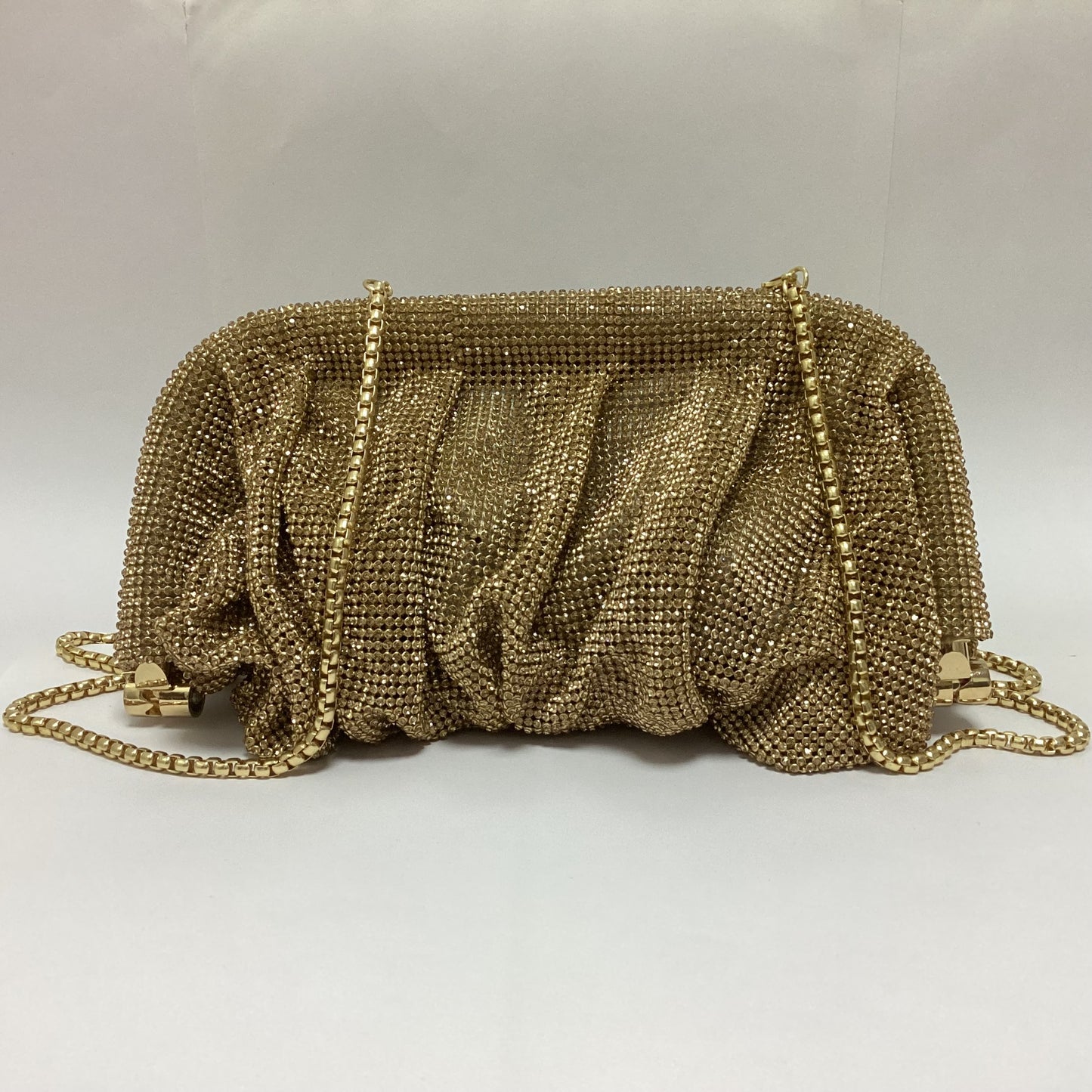 Women's Shiny Diamond Cloud Dumpling Dinner Rhinestone Crossbody Bags
