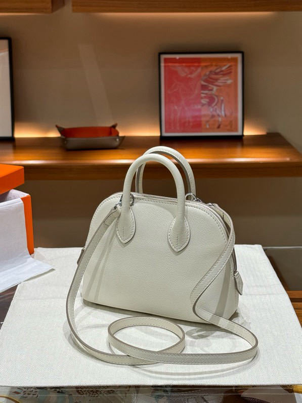 Women's Mini Sheepskin Shell Portable Bowling Leather Crossbody Bags