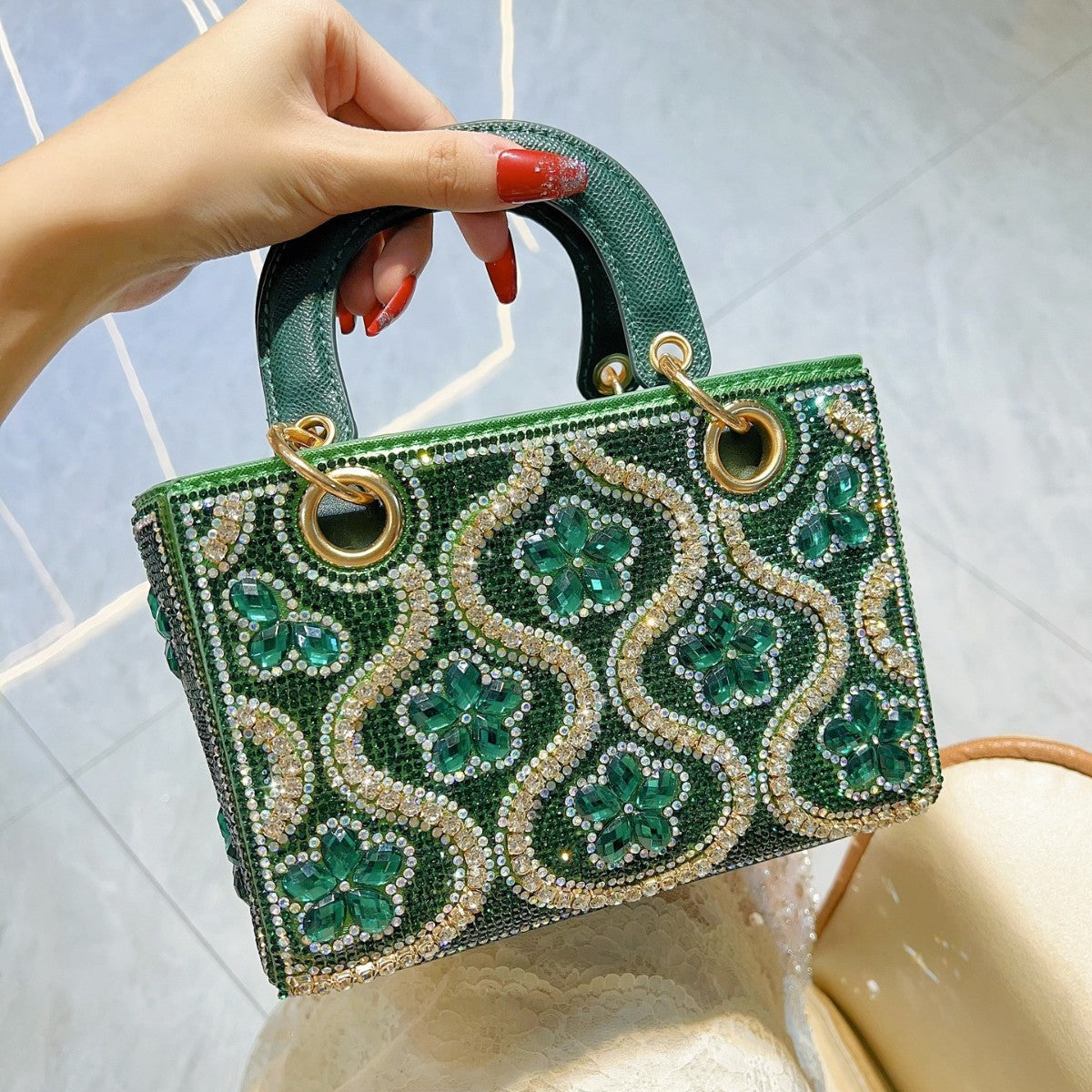 Women's Light Luxury Carrying Dinner High Texture Evening Bags