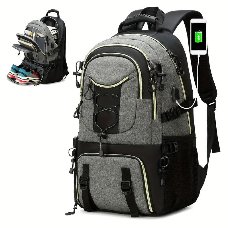 Classy Large Capacity Carpetbag Hiking Oxford Backpacks