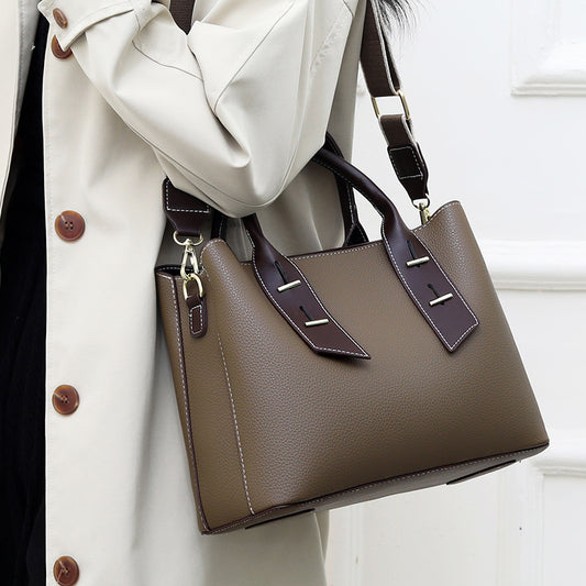 Women's Commuter Large Capacity Wide Strap Fashion Handbags