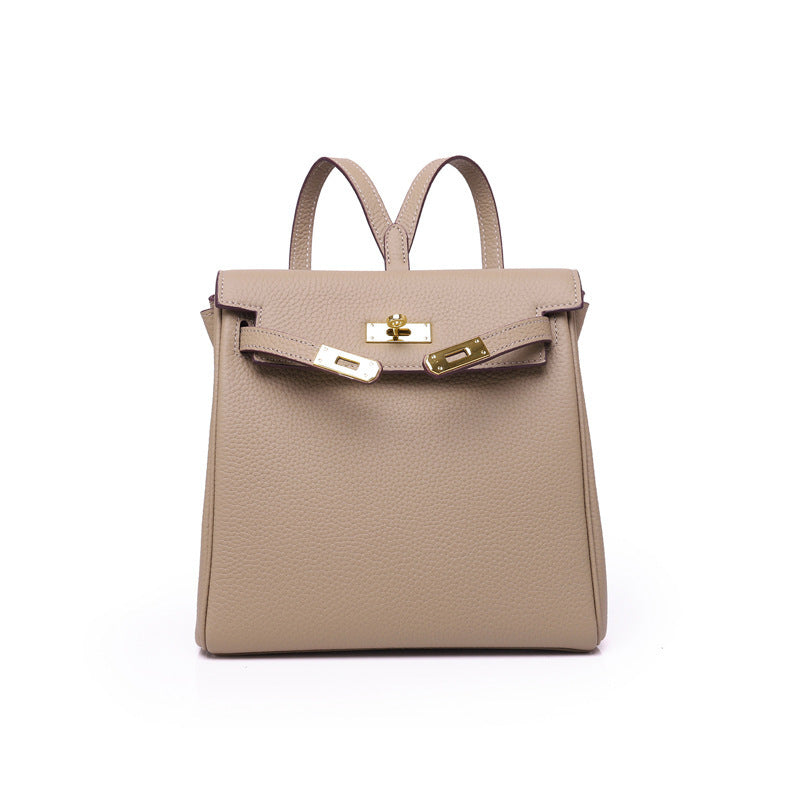First Layer Cowhide Platinum Leather Market Bags