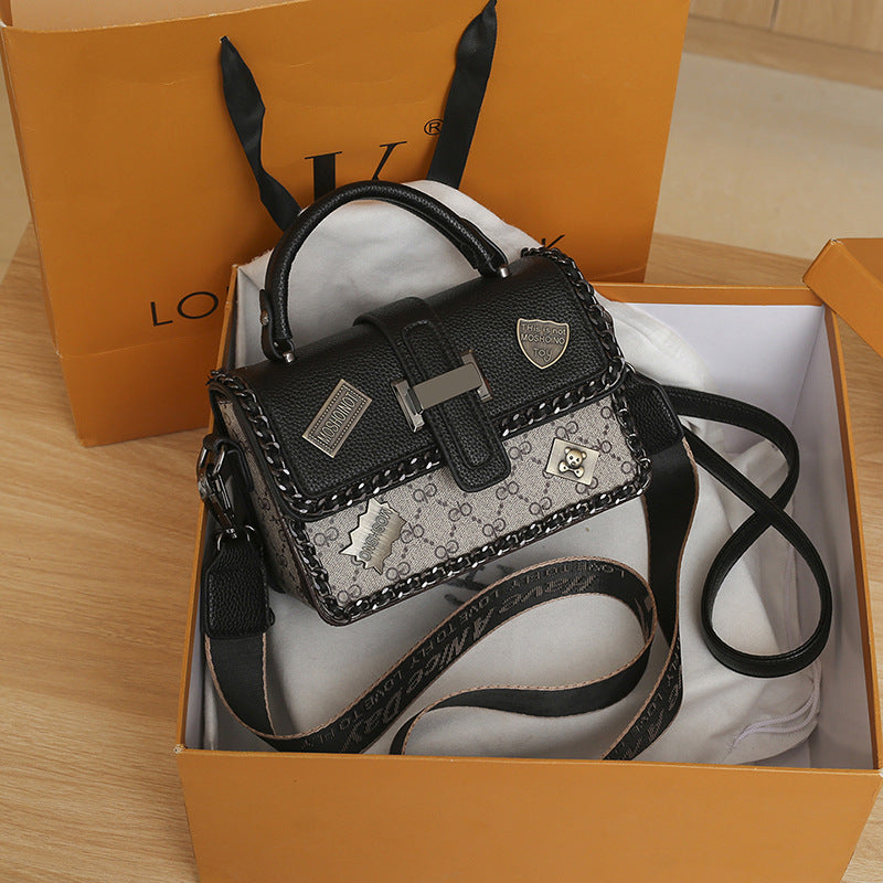Women's Summer Live Broadcast Good Trendy Fashion Wide Strap Shoulder Bags