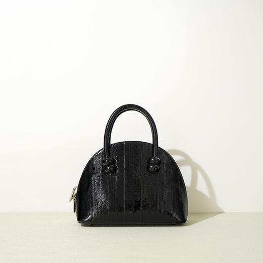Women's First Layer Cowhide Fashion Eel Pattern Niche Shoulder Bags