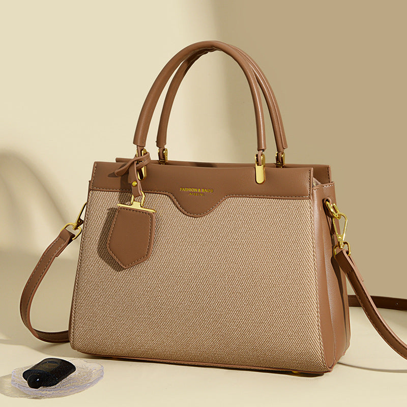 Women's Fashionable Simple Counter Large Capacity Portable Shoulder Bags