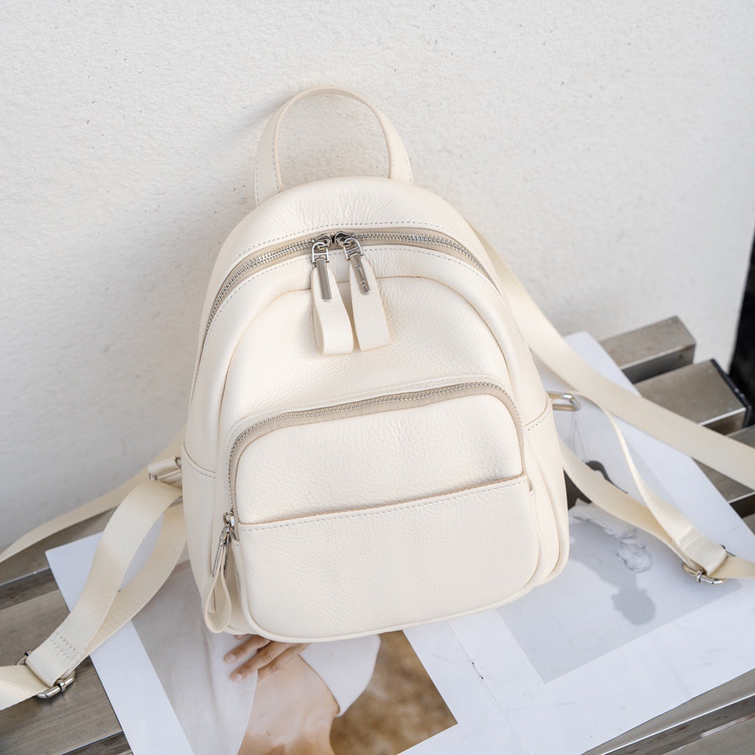 First Layer Leather Female Style Scholar Backpacks