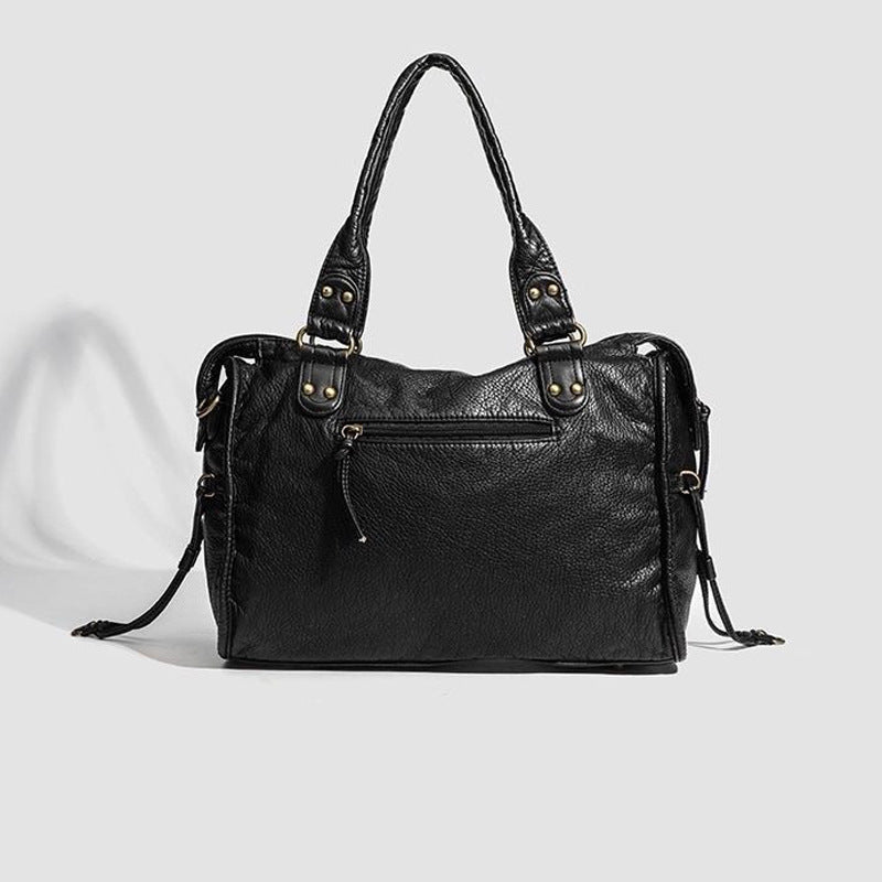 Attractive Casual Women's French Retro Motorcycle Shoulder Bags