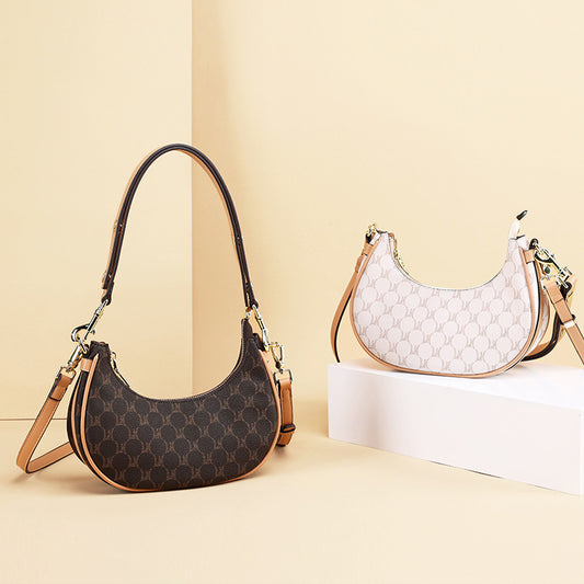 Women's Advanced Baguette Arc Selenodont Underarm Retro Shoulder Bags