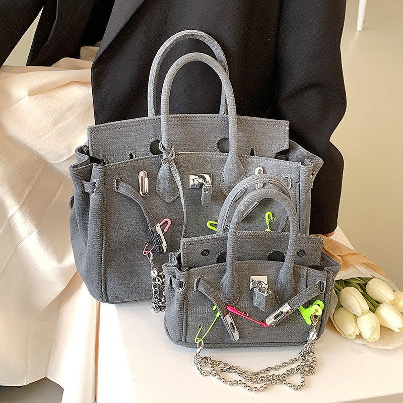 Stitching Platinum Kelly Summer Large Capacity Bags