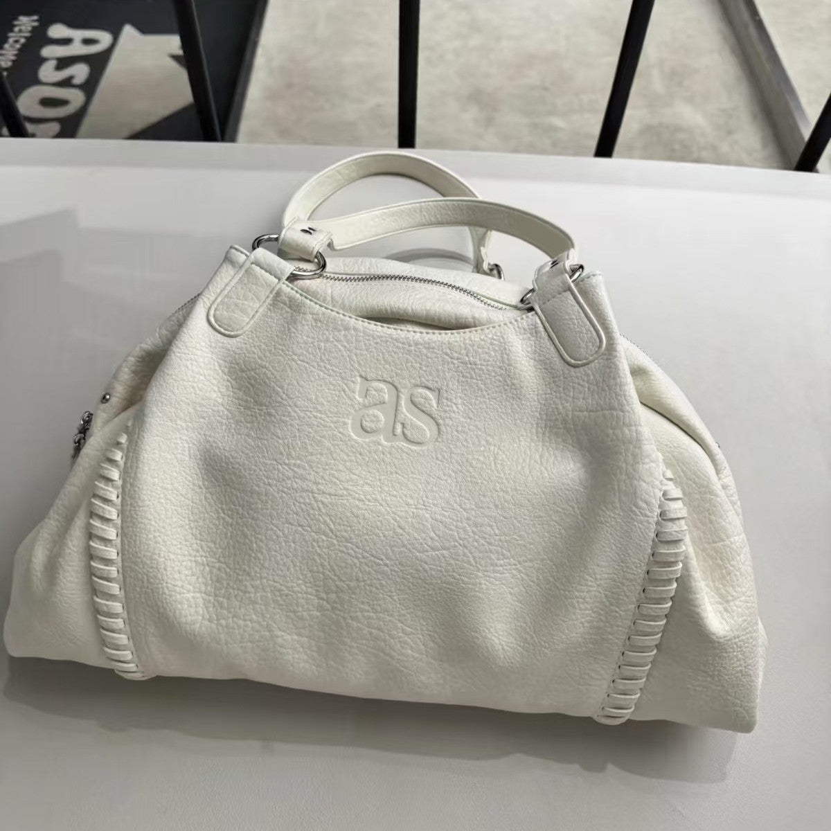 Versatile Women's Hobo Leather Large Capacity Handbags