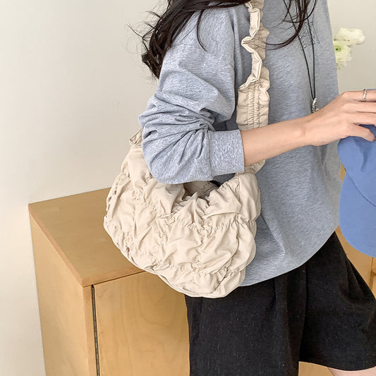 Pleated Puff Cloud Fashion Large Capacity Bags