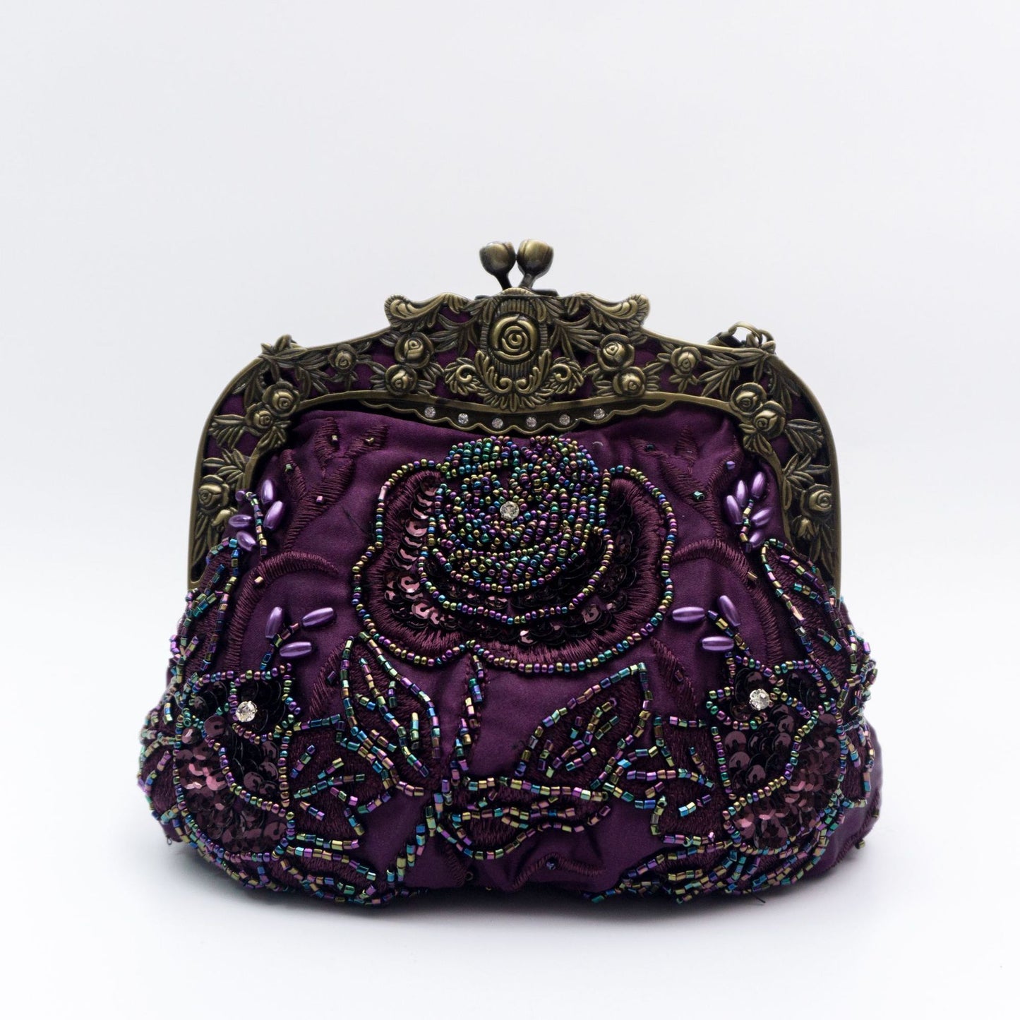 Kai Handmade Pearl Embroidery Flowers Dinner Evening Bags