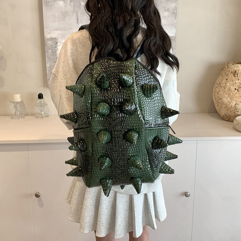 Fashion Cool Three-dimensional Hedgehog Funny Personality Backpacks