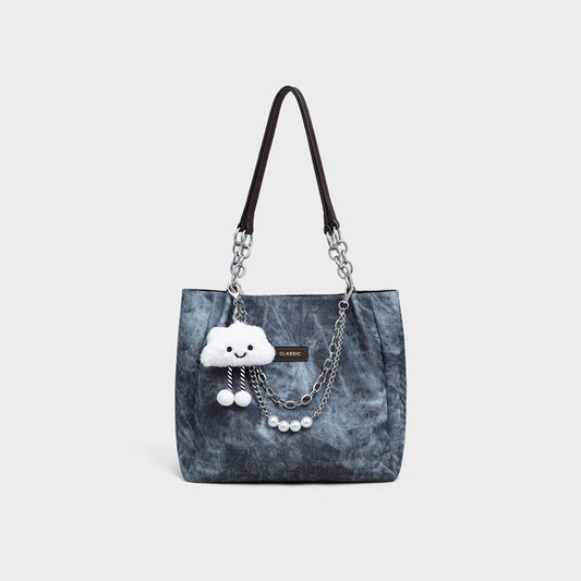 Women's High-grade Portable Large Capacity Commuter Big Shoulder Bags