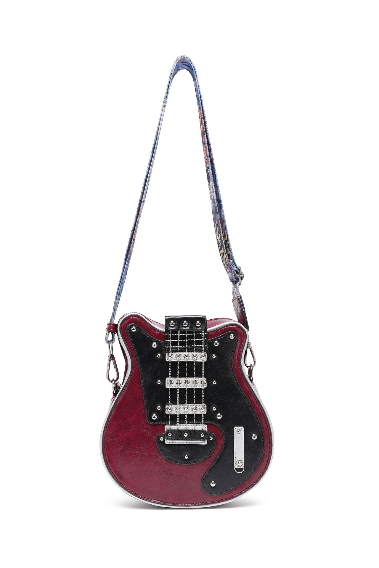 Women's Size Creative Guitar Shape Stylish Portable Crossbody Bags