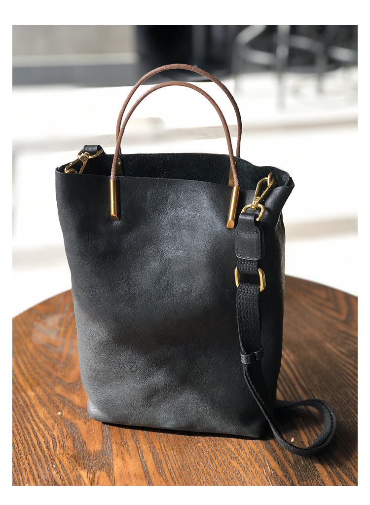 Women's Cowhide Simple Fashion Genuine Leather Shoulder Bags