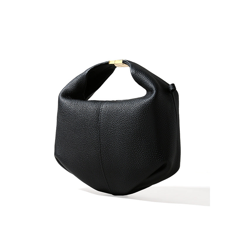 Women's Minority Genuine Leather Litchi Pattern Cowhide High-grade Crossbody Bags