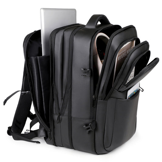 Men's Business Scalable Waterproof Derm High-grade Printable Backpacks