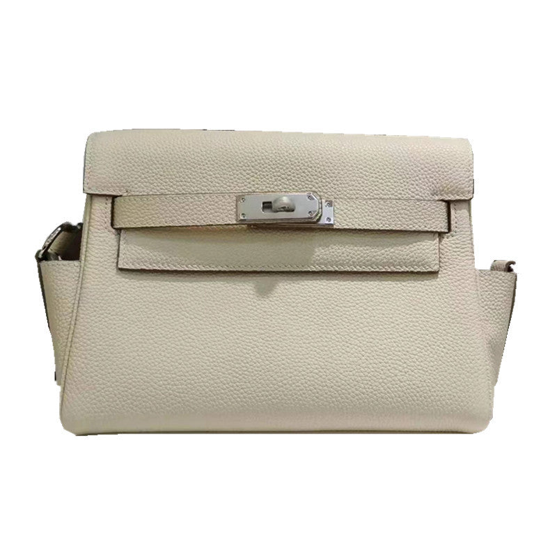 First Layer Cowhide Kelly Versatile Retro High-grade Shoulder Bags