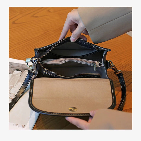 Women's Retro Genuine Leather High-grade Versatile Crossbody Bags