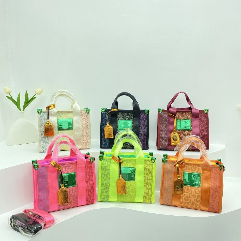 Women's Color-matching High-grade Large Capacity Commuter Bags