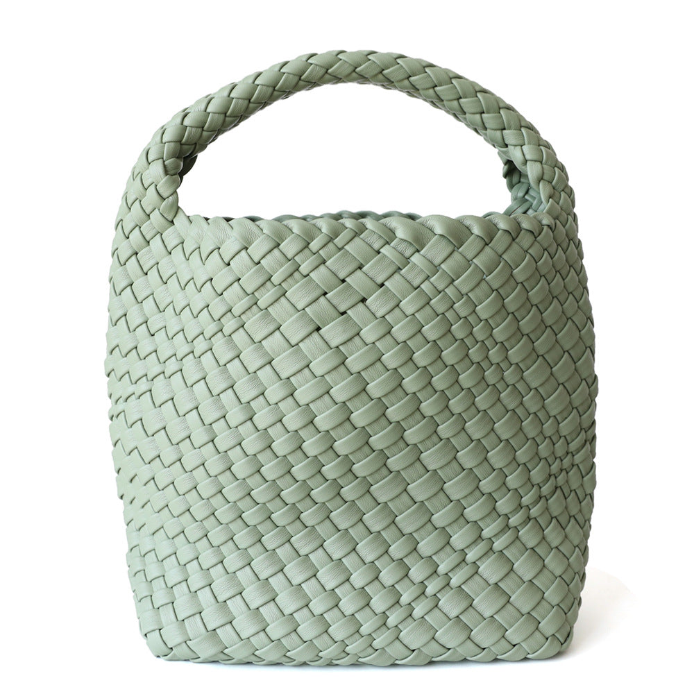 Slouchy Trendy Hand-woven Commuter Mother Portable Handbags