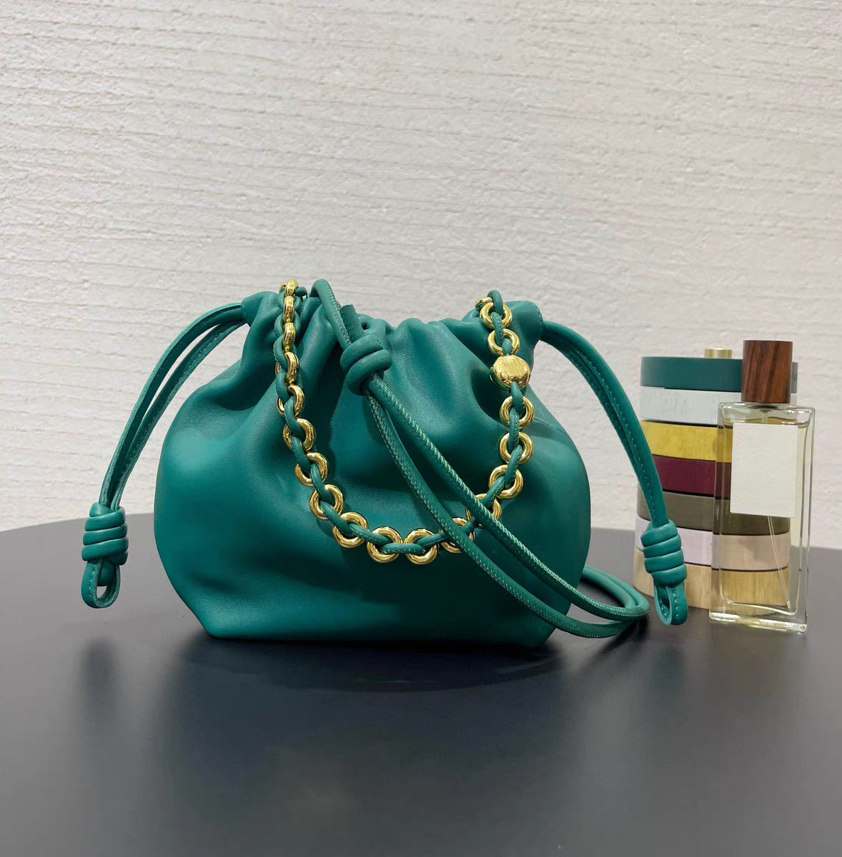 Women's High Quality Cloud Drawstring Lucky Underarm Crossbody Bags