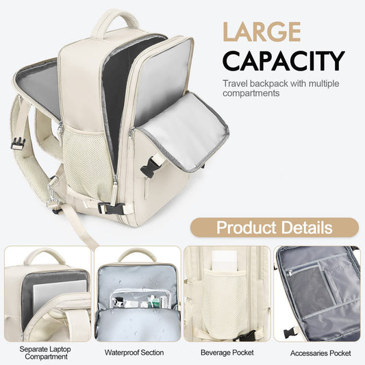 Graceful Stylish Women's Large Capacity Computer Backpacks