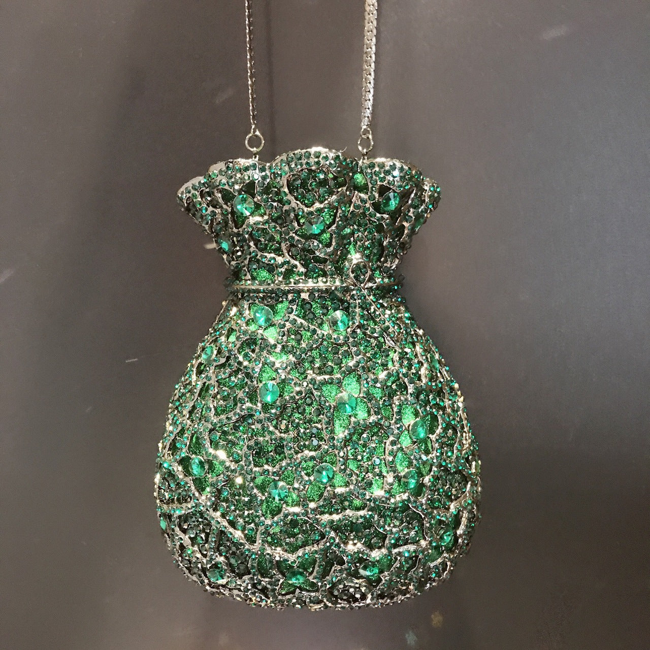 Vase Diamond Handmade Spot Drill Metal Bags