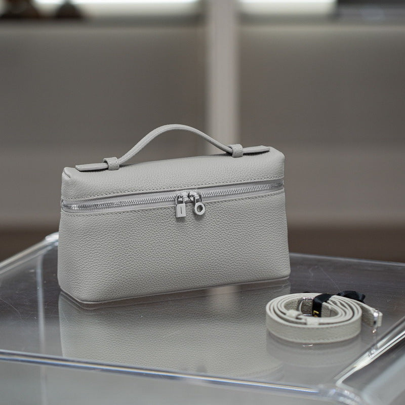 Women's Leather Pattern Lunch Box Mini Handbags