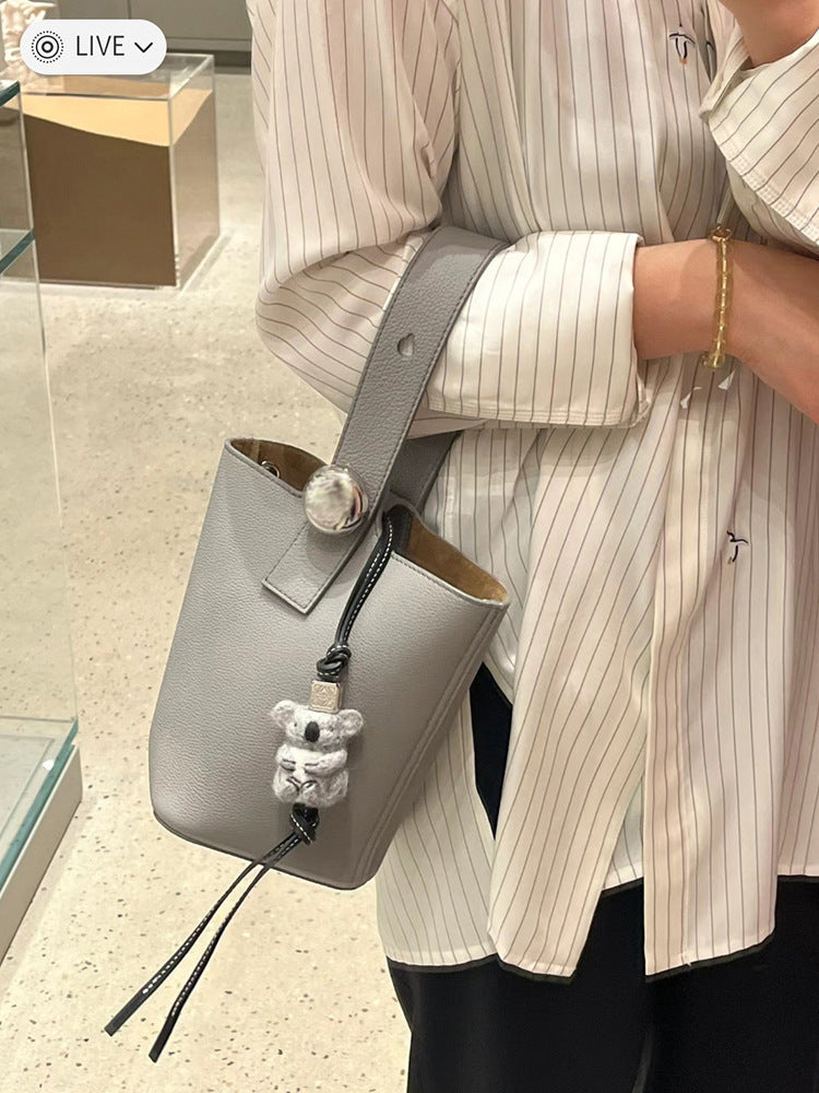 Women's Imported Genuine Leather Portable Large Capacity Crossbody Bags