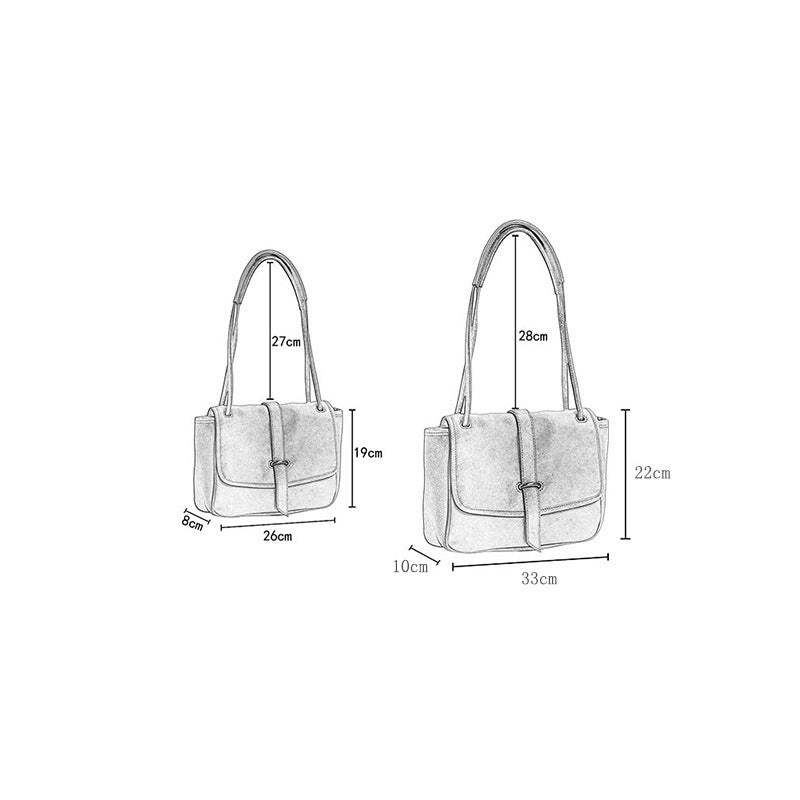Women's Spring Large Capacity Portable Commuter Underarm Shoulder Bags