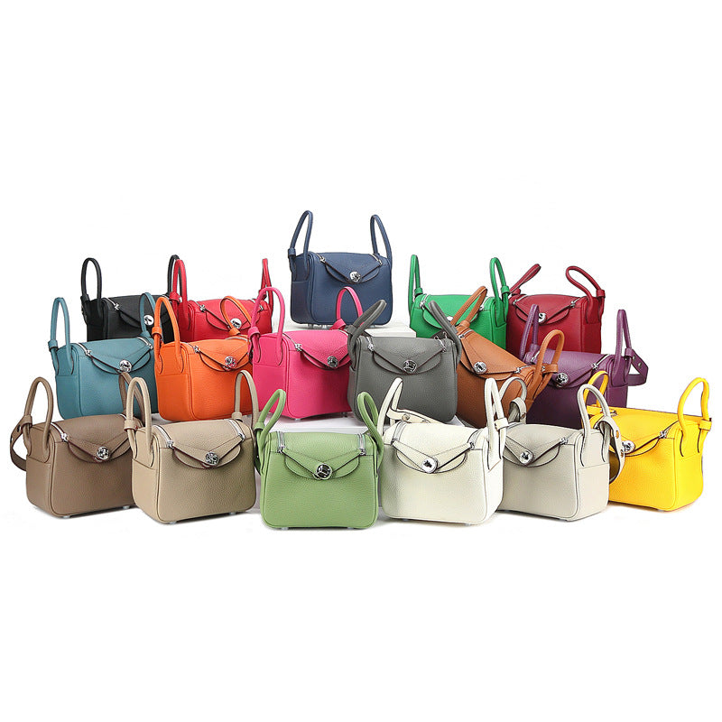 Cowhide Mini Lindy Genuine Leather Fashion Crossbody Bags