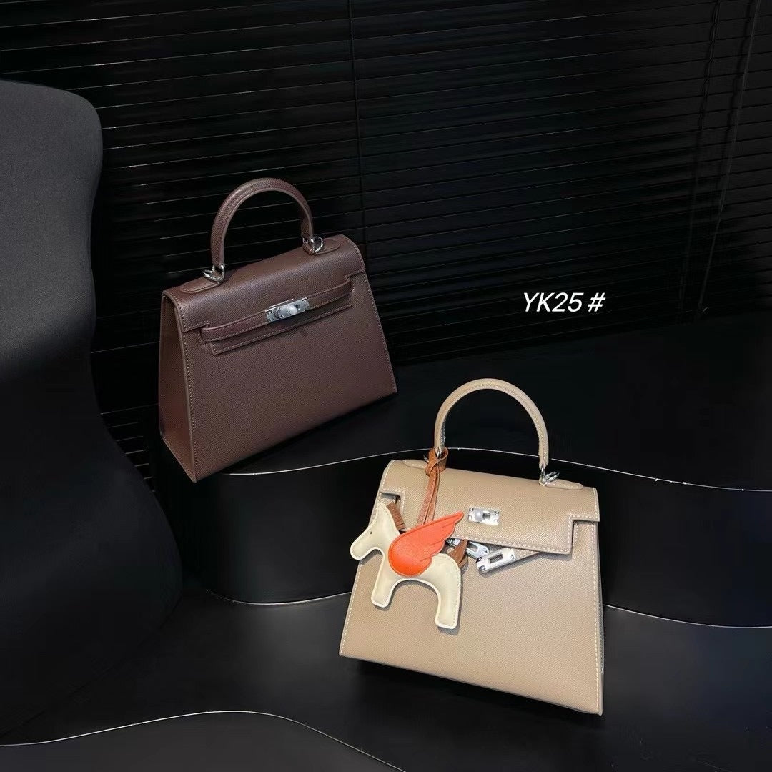 Women's Popular High-grade Genuine Leather Kelly Minority Crossbody Bags