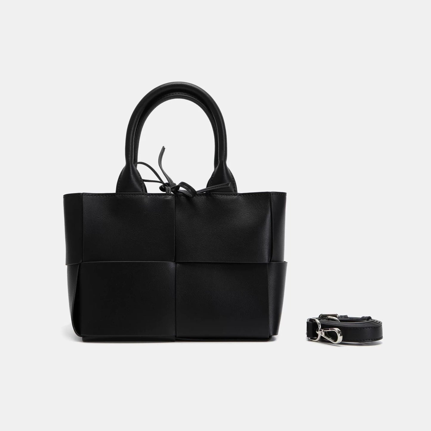 Women's Leather Hand-woven Simple Large Capacity Light Handbags