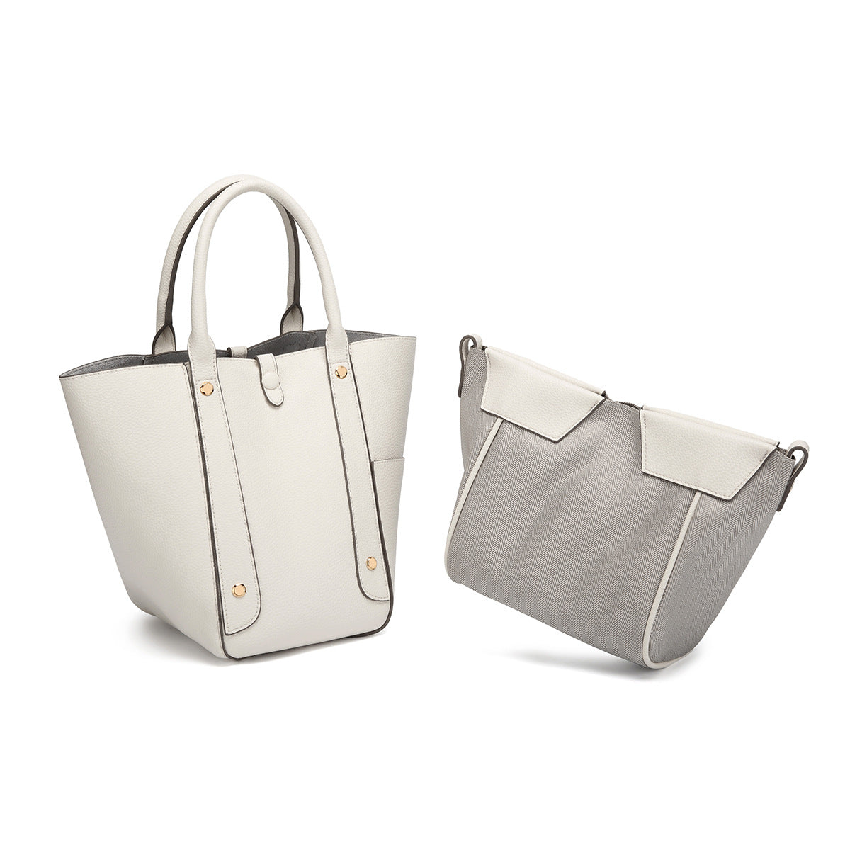 Women's Layer Cowhide High-grade Vegetable Basket Portable Genuine Handbags