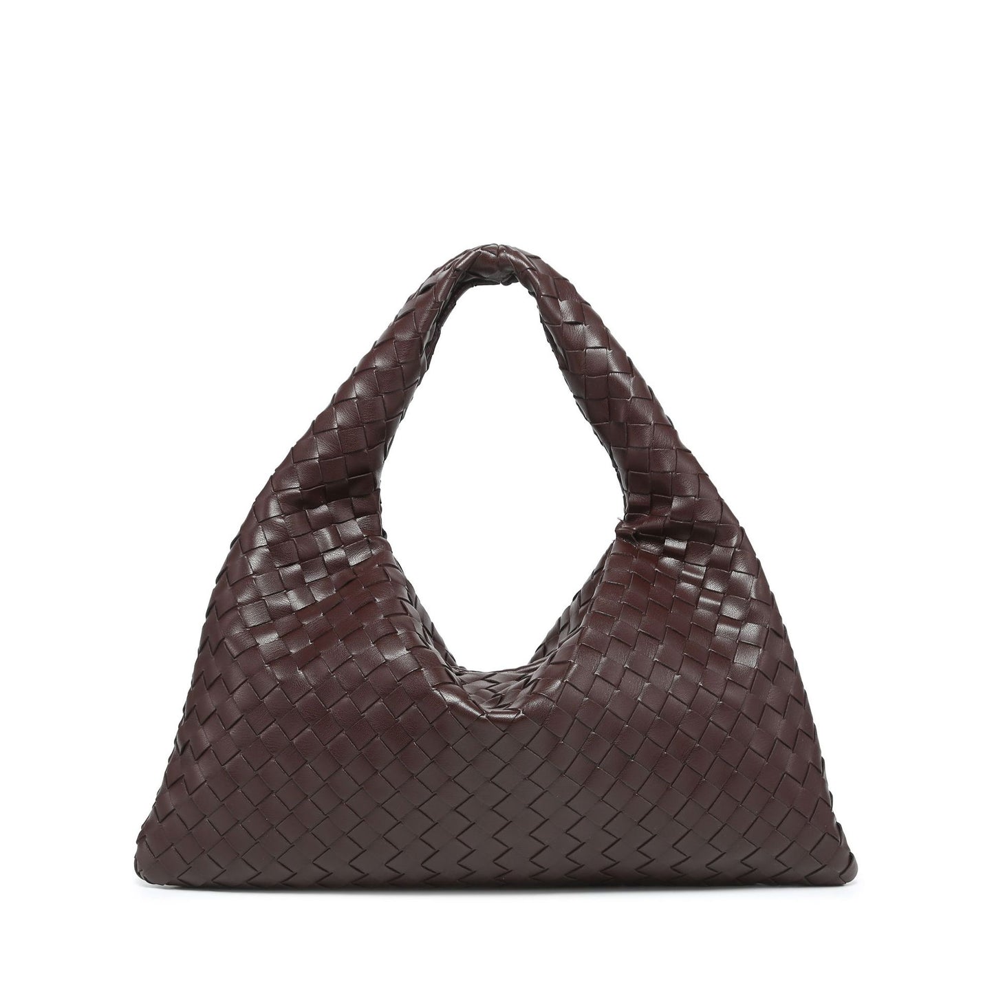 Women's Fashion Woven Large Capacity Portable Underarm Handbags