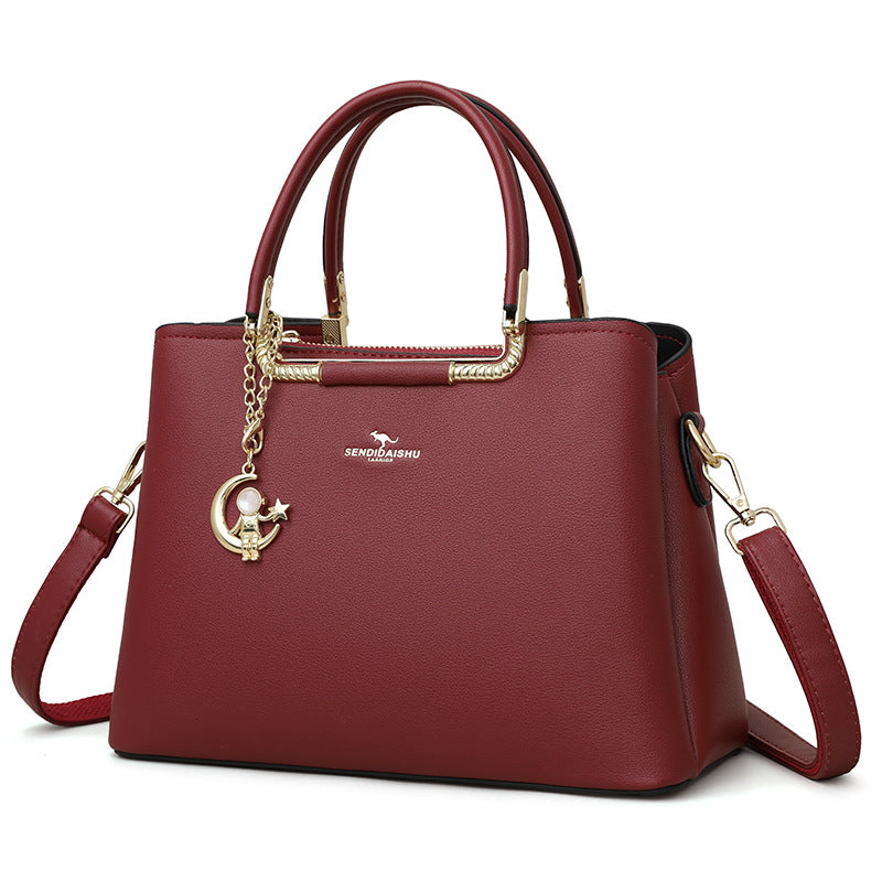 Women's Graceful Mom Soft Leather Fashion Bags
