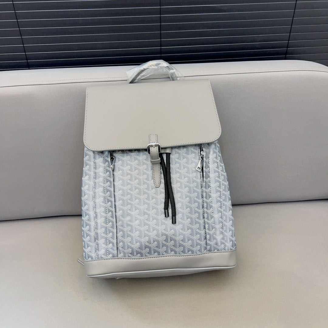 Men's Gao Dog Teeth Letter Printing Business Commuter Backpacks