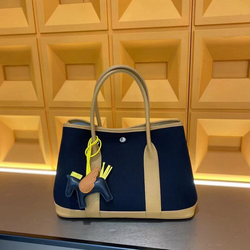 First Layer Cowhide Contrast Color Fashion Handbags