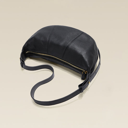 Cowhide Croissant Dumpling Niche Genuine Leather Crossbody Bags