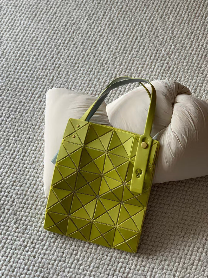 Women's House Grid Geometric Color Nail Box Bags