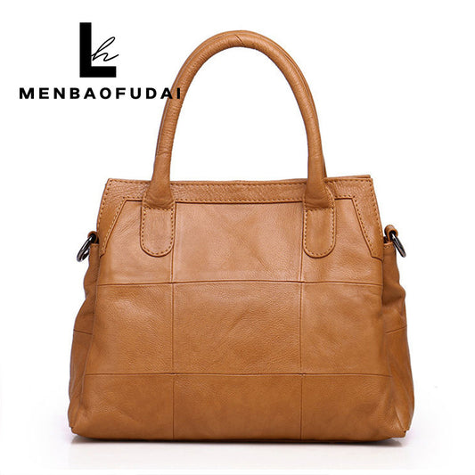 Pretty Women's First Layer Cowhide One Handbags